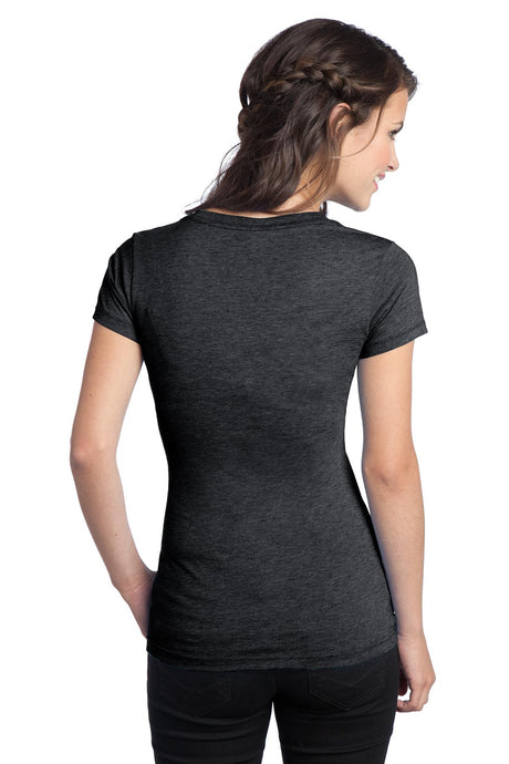 District Juniors Tri-Blend V-Neck Tee. DT242V Womens Apparel Shirts & Tops