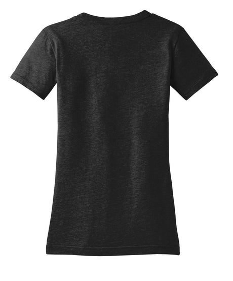 District Juniors Tri-Blend V-Neck Tee. DT242V Womens Apparel Shirts & Tops