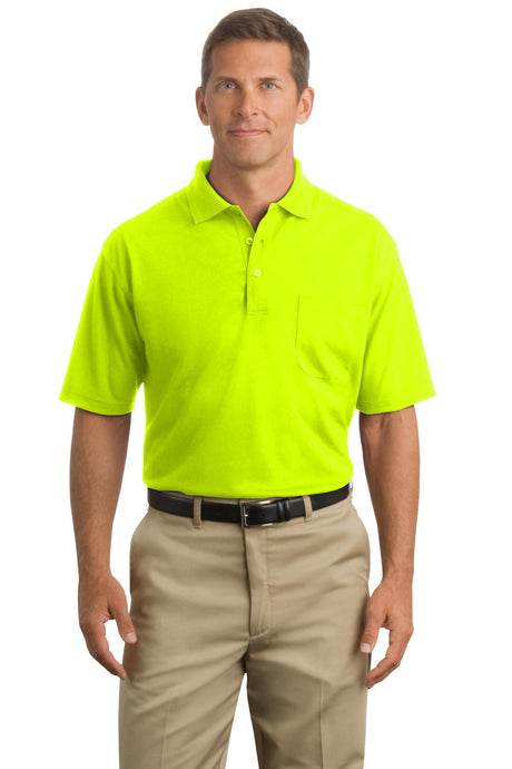 CornerStone Men's Industrial Pocket Pique Polo. CS402P Mens Apparel Shirts & Tops