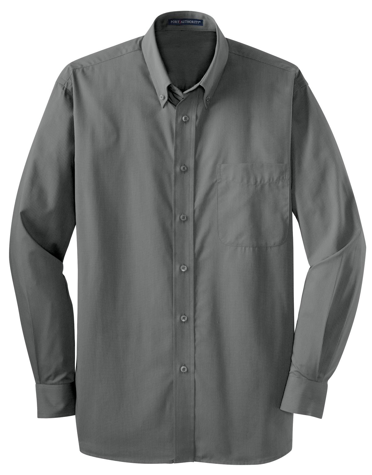 Port Authority Tonal Pattern Easy Care Shirt. S613 Mens Apparel Shirts & Tops