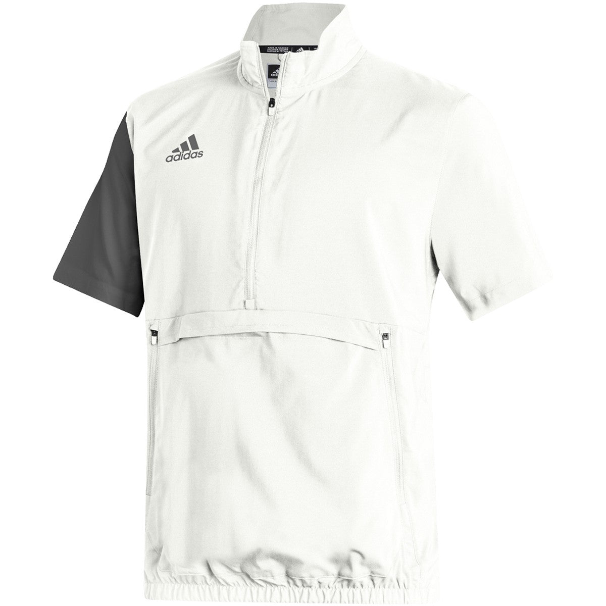 adidas Mens Stadium 1/4 Zip Woven Short Sleeve Golf Top Mens Apparel Shirts & Tops
