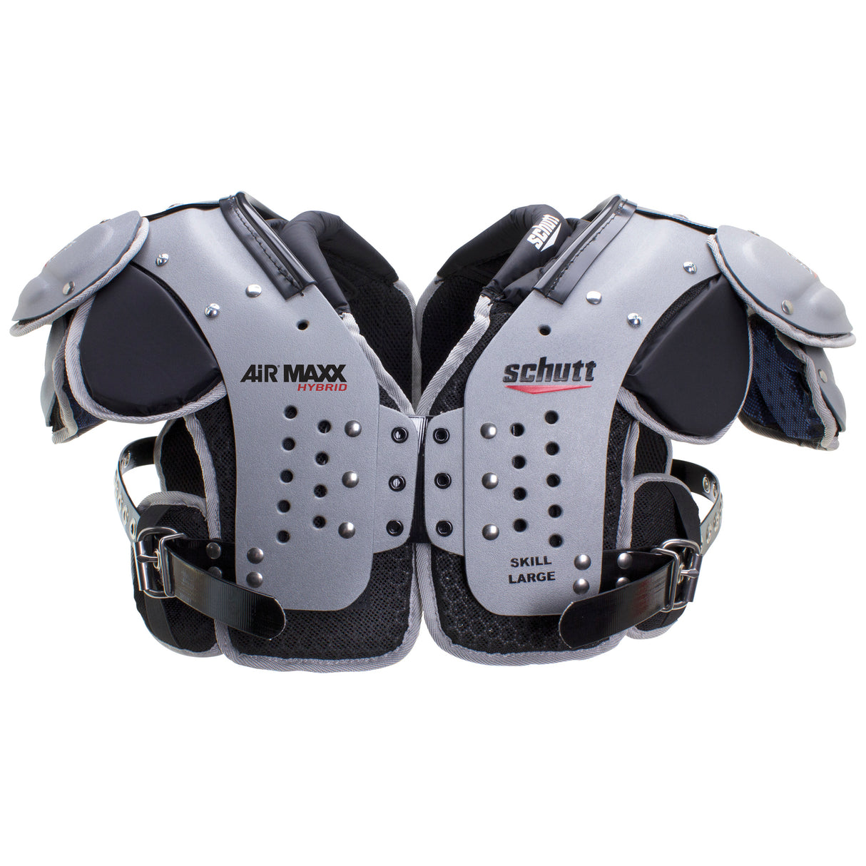 Schutt Men's AiR Maxx Hybrid Skill Shoulder Pads - RB, WR, DB Football Shoulder Pads Adult