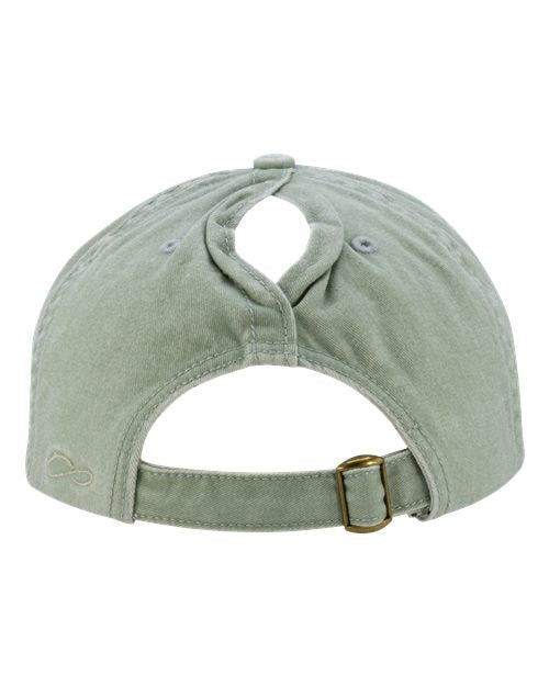 Infinity Her Women's Pigment Dyed Fashion Undervisor Cap Unisex Accessories Hats & Caps