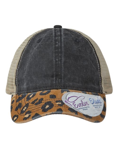 Infinity Her Women's Animal Print Mesh Back Cap Unisex Accessories Hats & Caps