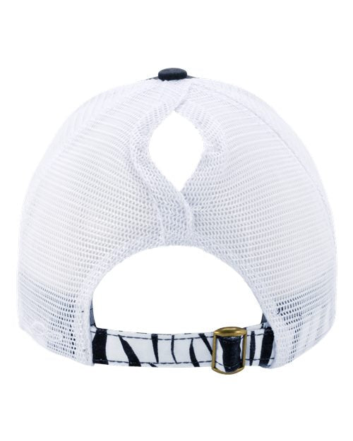 Infinity Her Women's Animal Print Mesh Back Cap Unisex Accessories Hats & Caps