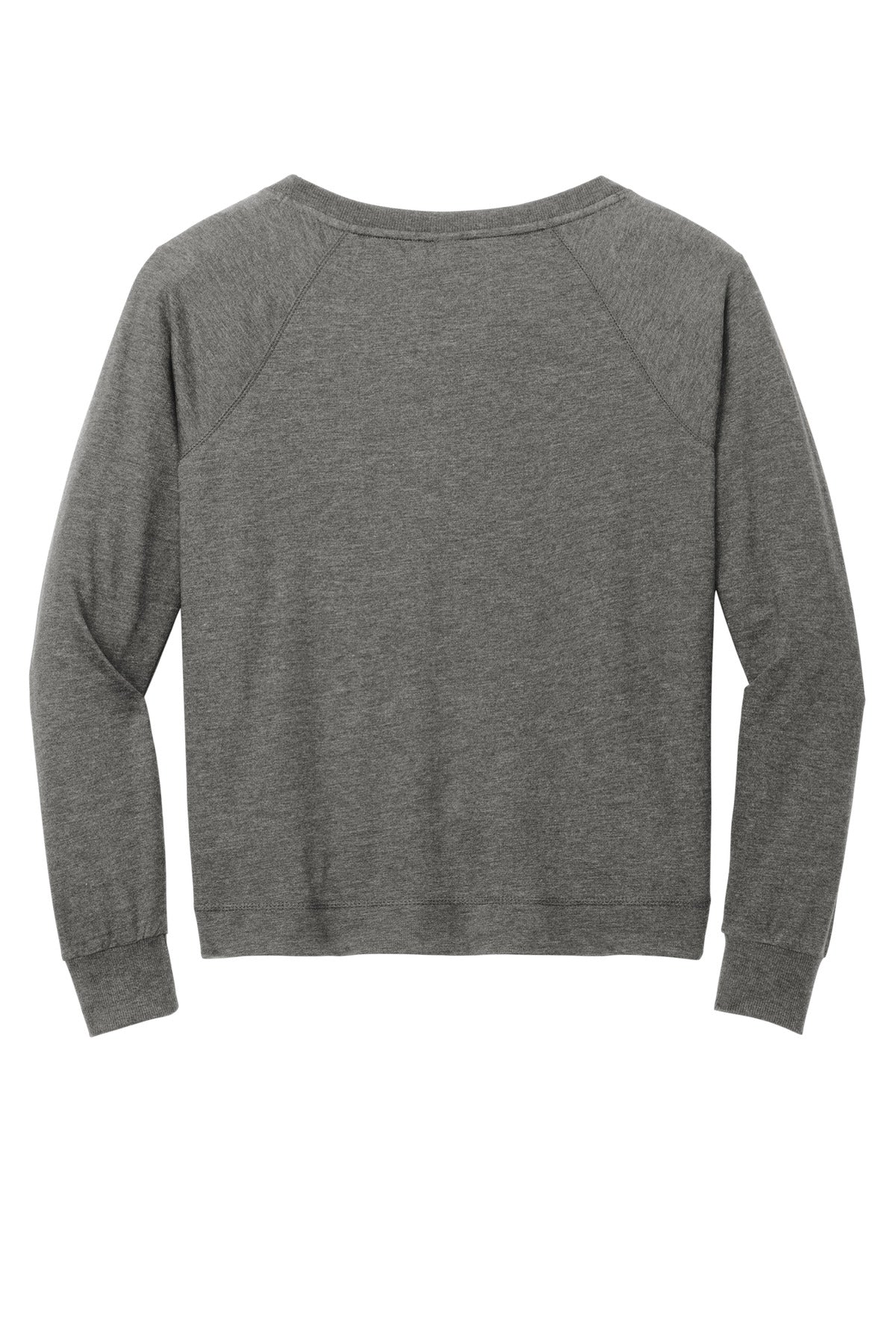 District Women's Featherweight French Terry Long Sleeve Crewneck DT672 Womens Apparel Sweatshirts & Fleece