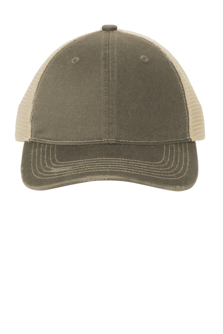 Port Authority Distressed Mesh Back Cap C600 Unisex Accessories Hats & Caps