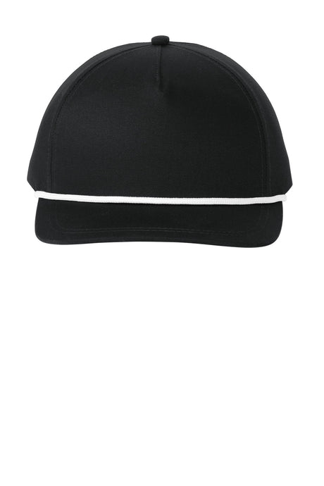 Port Authority Snapback Five-Panel Rope Cap C962 Unisex Accessories Hats & Caps