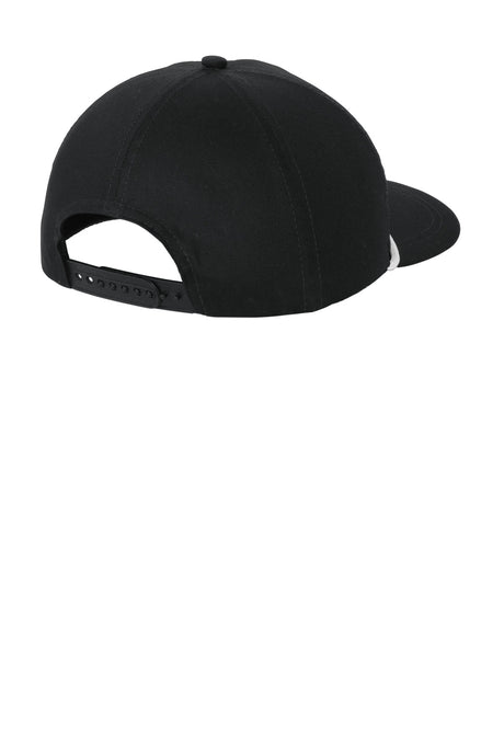 Port Authority Snapback Five-Panel Rope Cap C962 Unisex Accessories Hats & Caps