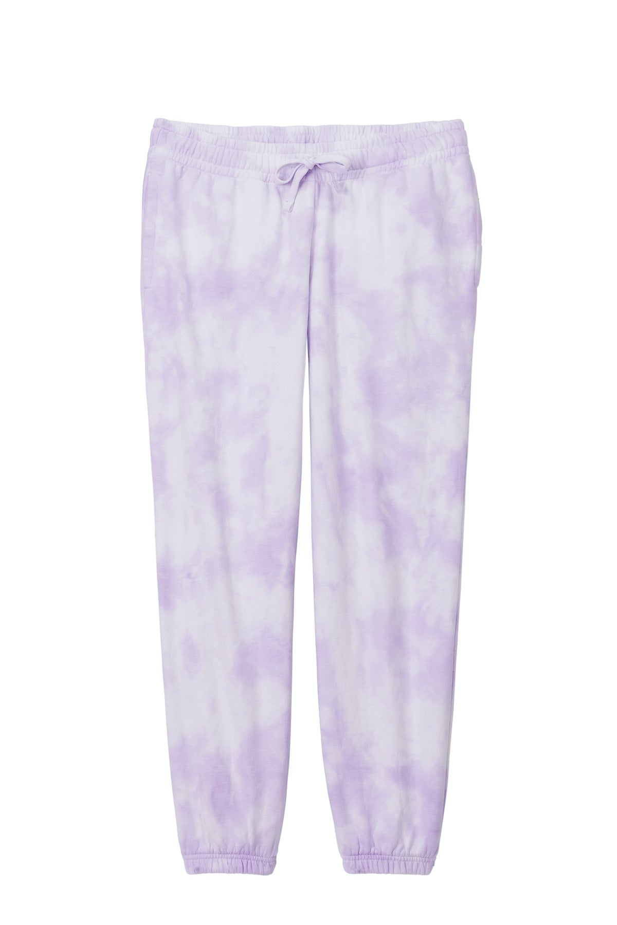 Port & Company Ladies Beach Wash Cloud Tie-Dye Sweatpant LPC140P Womens Apparel Pants & Sweatpants