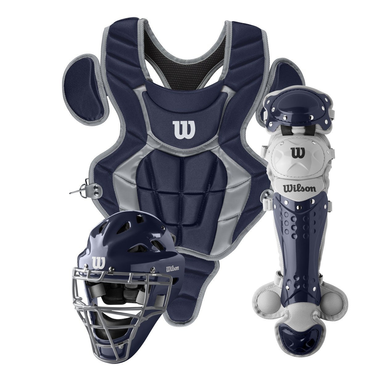 Wilson C200 Youth Catcher's Gear Kit Set Baseball Catcher's Protective Equipment All
