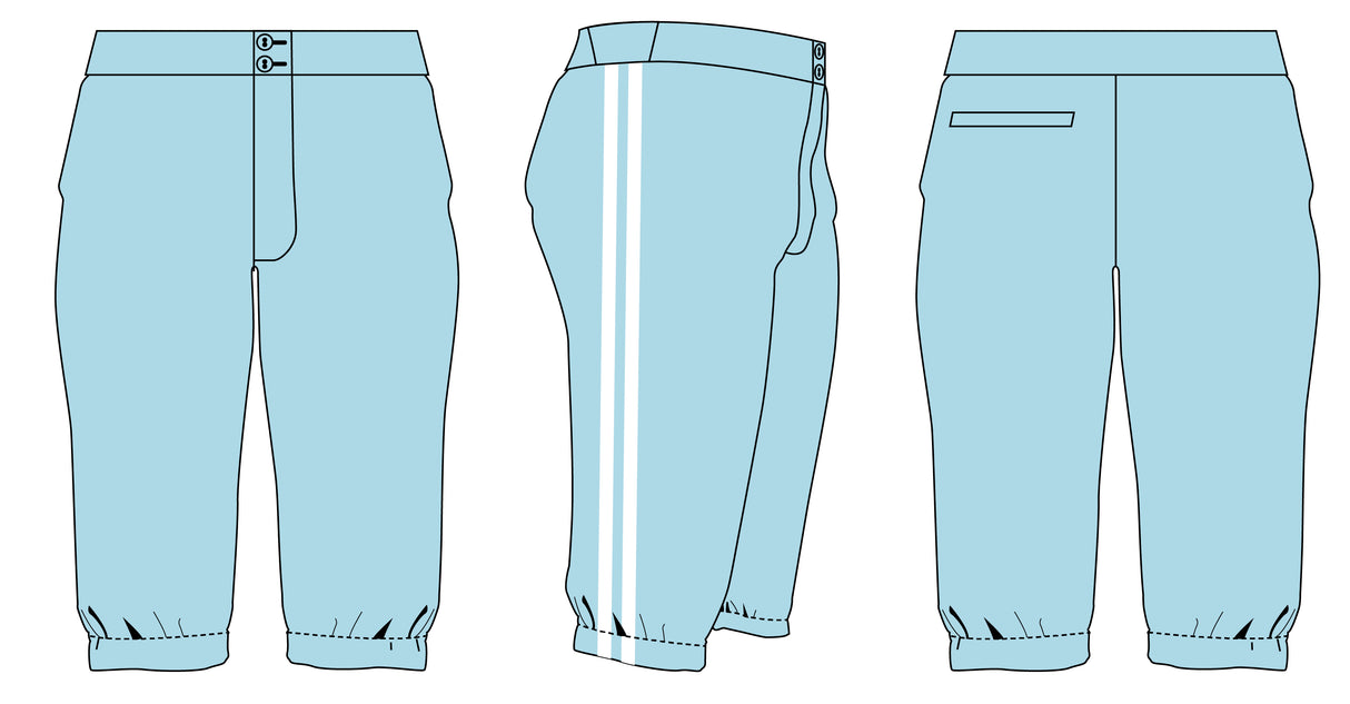 Custom Elite Non Sublimated Baseball Pants Team Baseball Pants