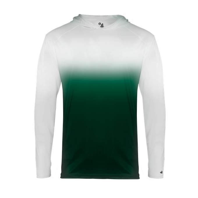 Badger Youth 2205 Ombre Hooded Tee Youth Apparel Shirts & Tops