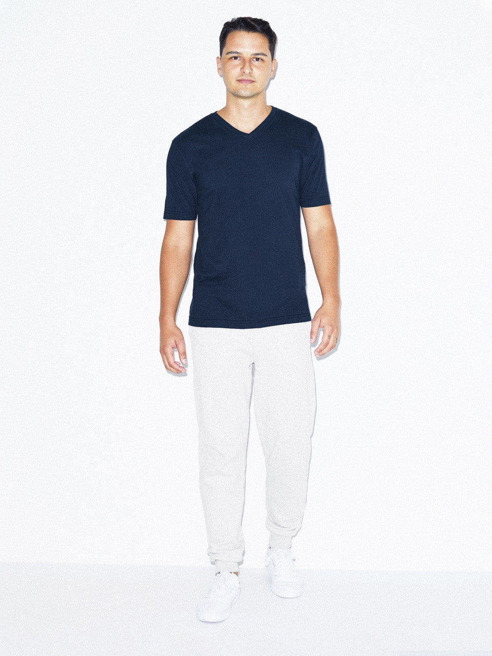 American Apparel Men's Fine Jersey Classic V-Neck Tee Mens Apparel Shirts & Tops