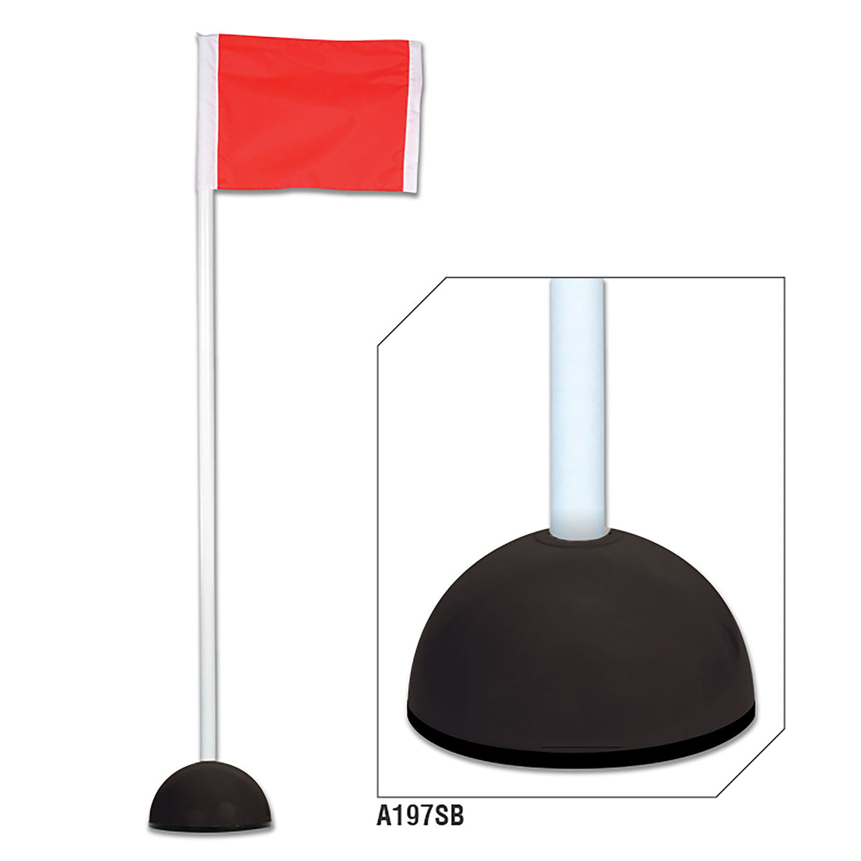 Champro Corner Flags with Sand Bases Soccer Field Equipment All