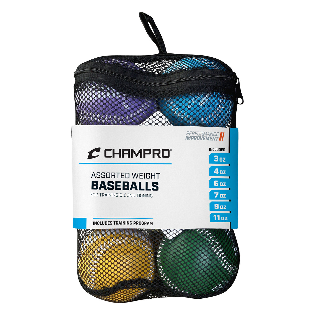 Champro Underload Training Baseballs - Set of 6 Baseball Baseballs All