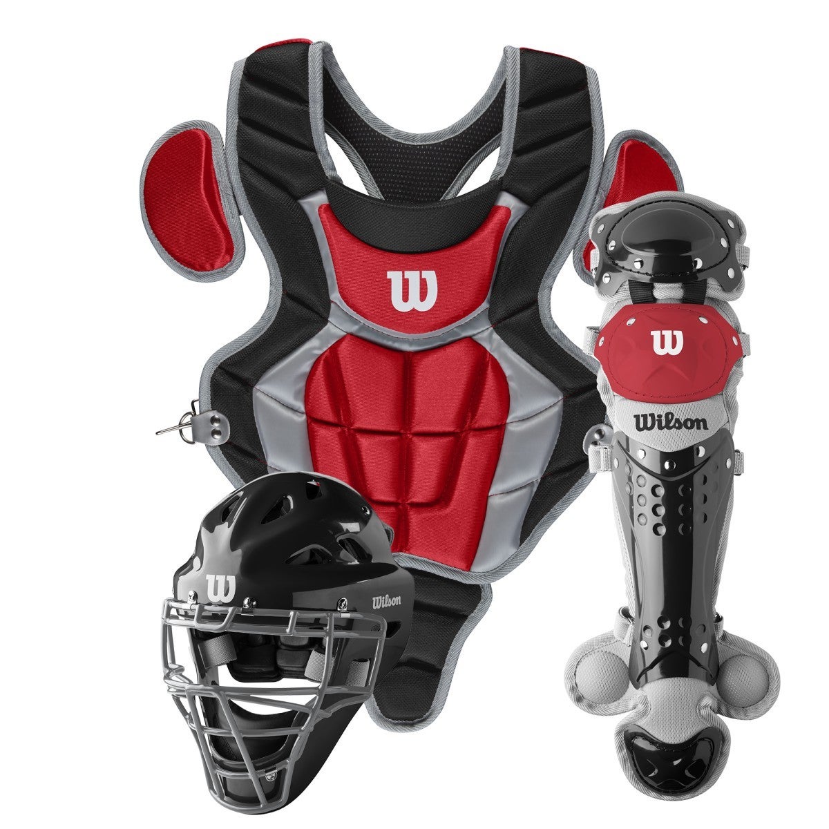 Wilson C200 Youth Catcher's Gear Kit Set Baseball Catcher's Protective Equipment All