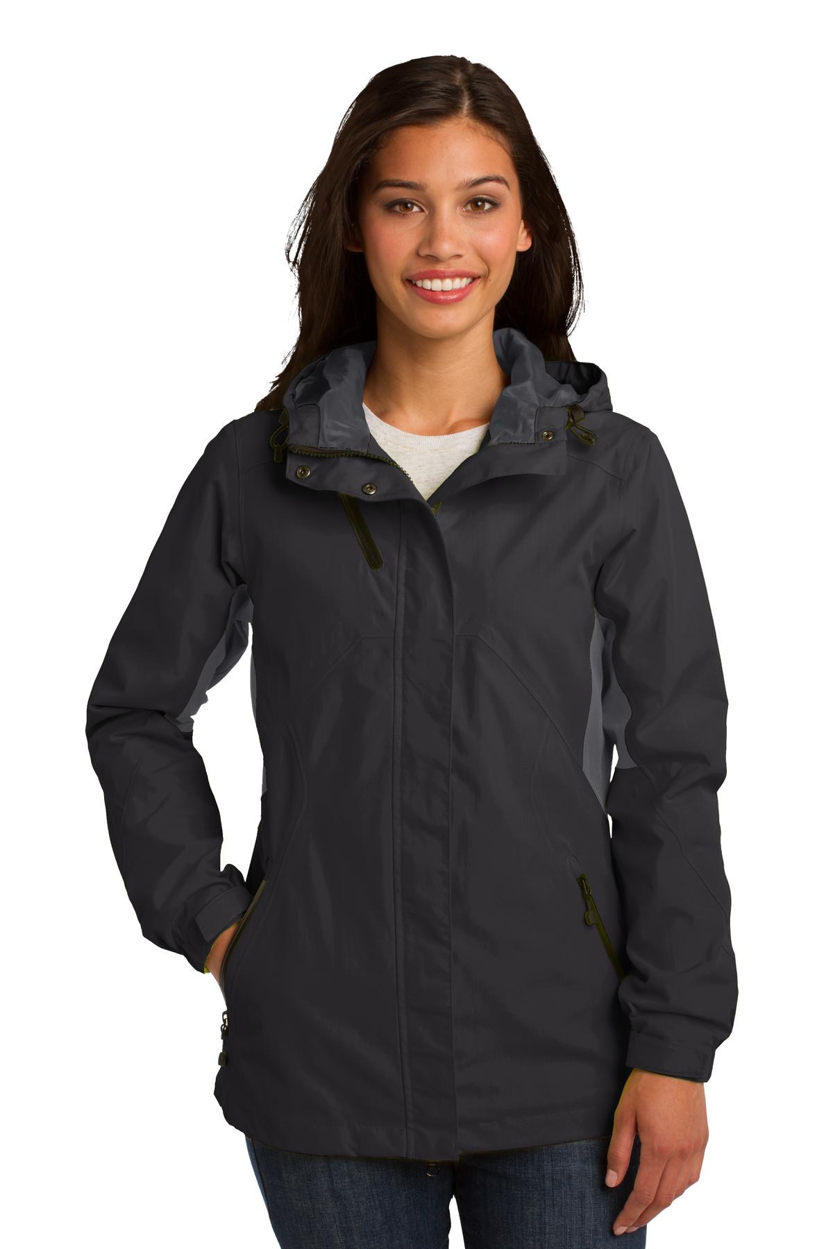 Port Authority Ladies Cascade Waterproof Jacket. L322 Womens Apparel Jackets & Vests