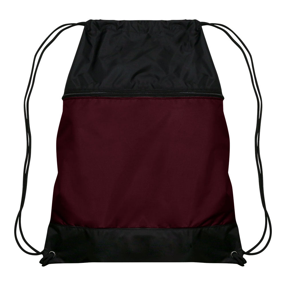 Champro Drawstring Bag w/Zipper Pocket Unisex Accessories Bags & Backpacks