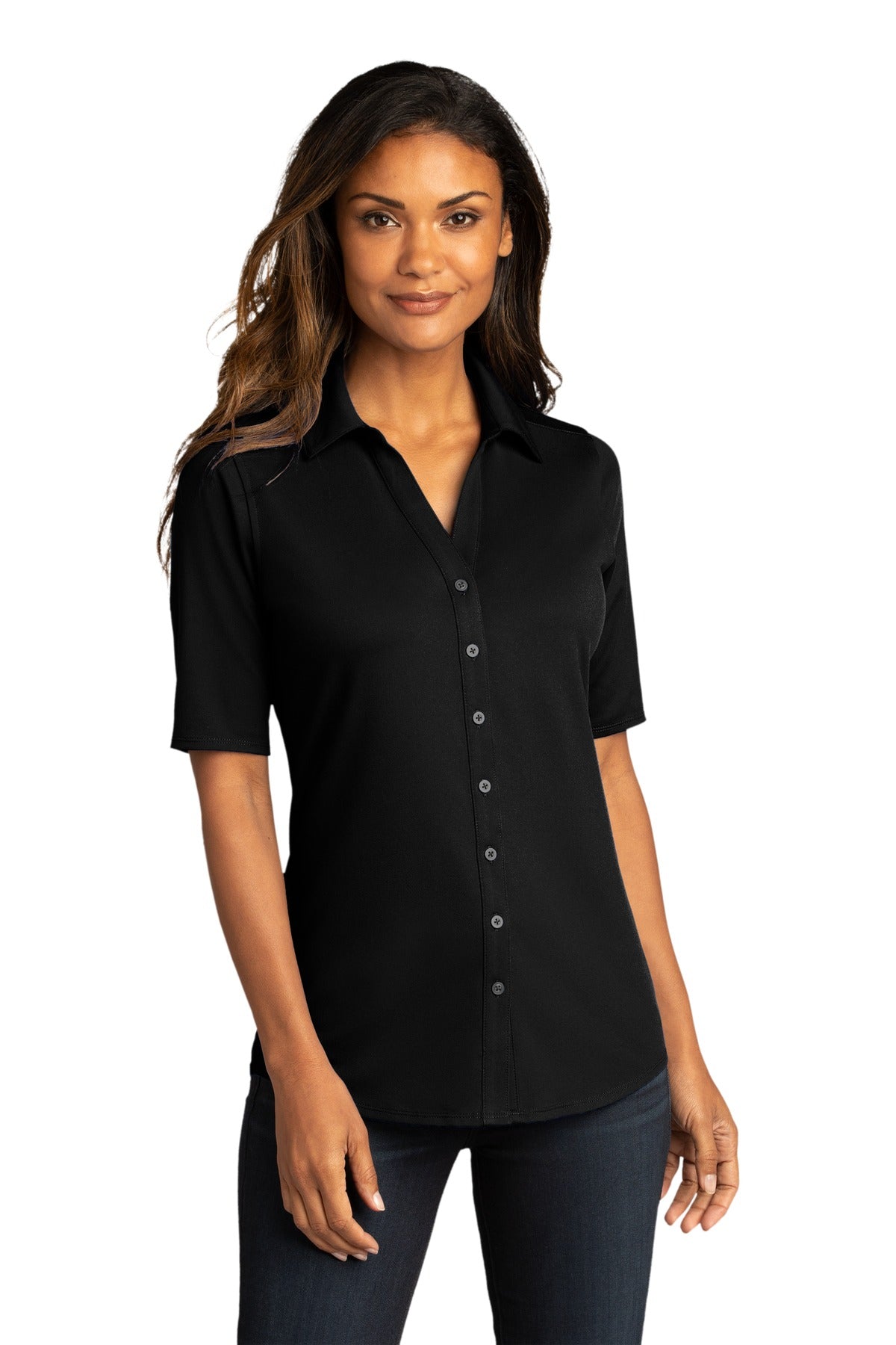 Port Authority Ladies City Stretch Top. LK682 Womens Apparel Shirts & Tops