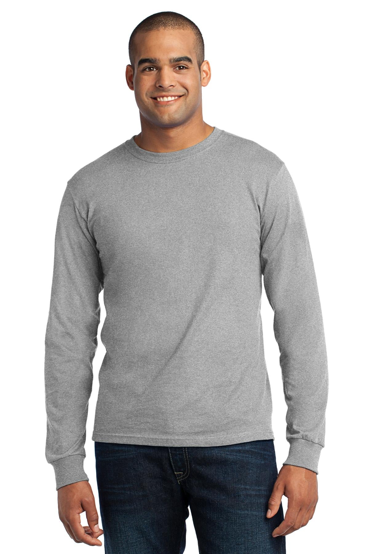 Port & Company - Adult Long Sleeve All-American Tee Mens Apparel Shirts & Tops