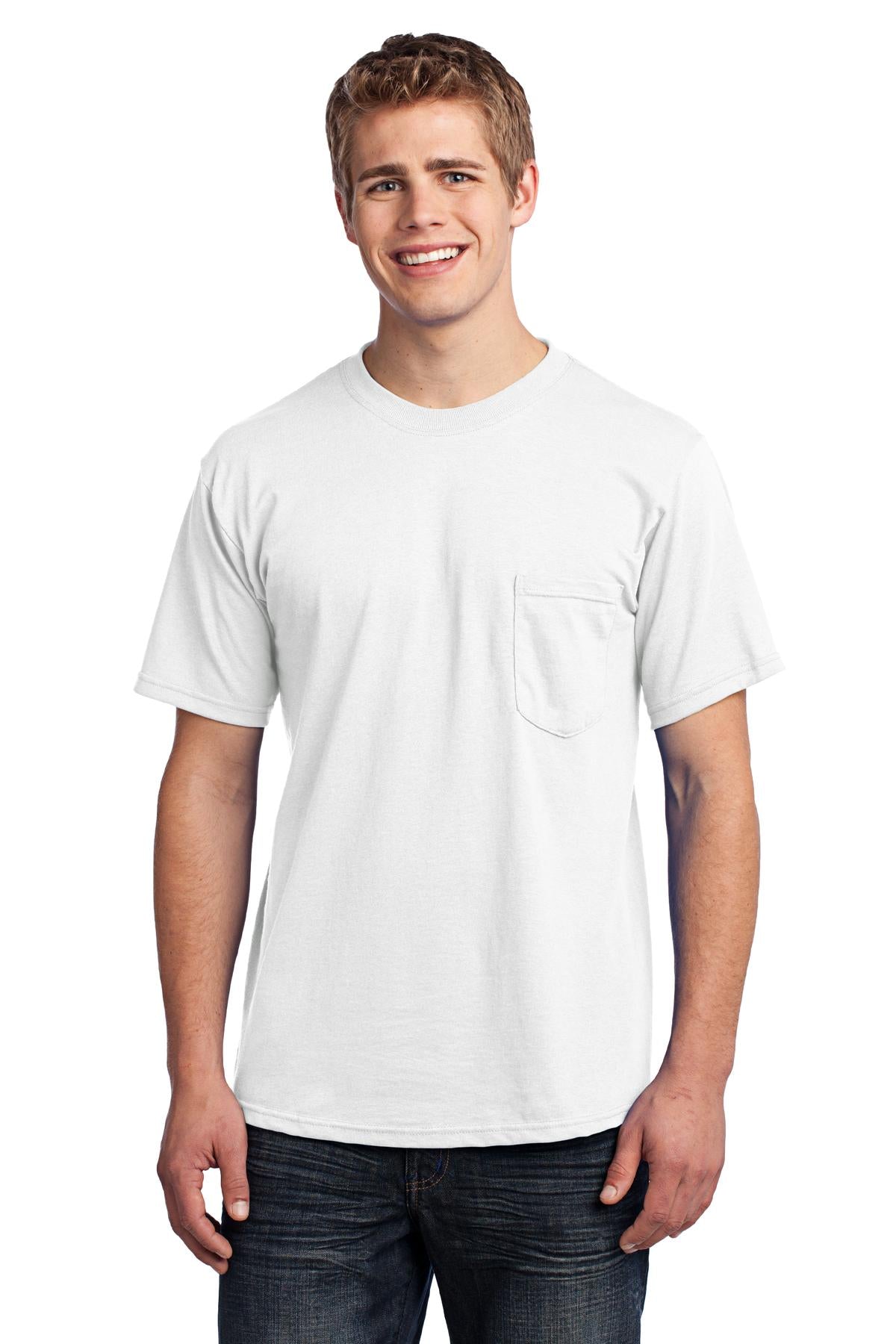 Port & Company - Men's All-American Pocket Tee Mens Apparel Shirts & Tops