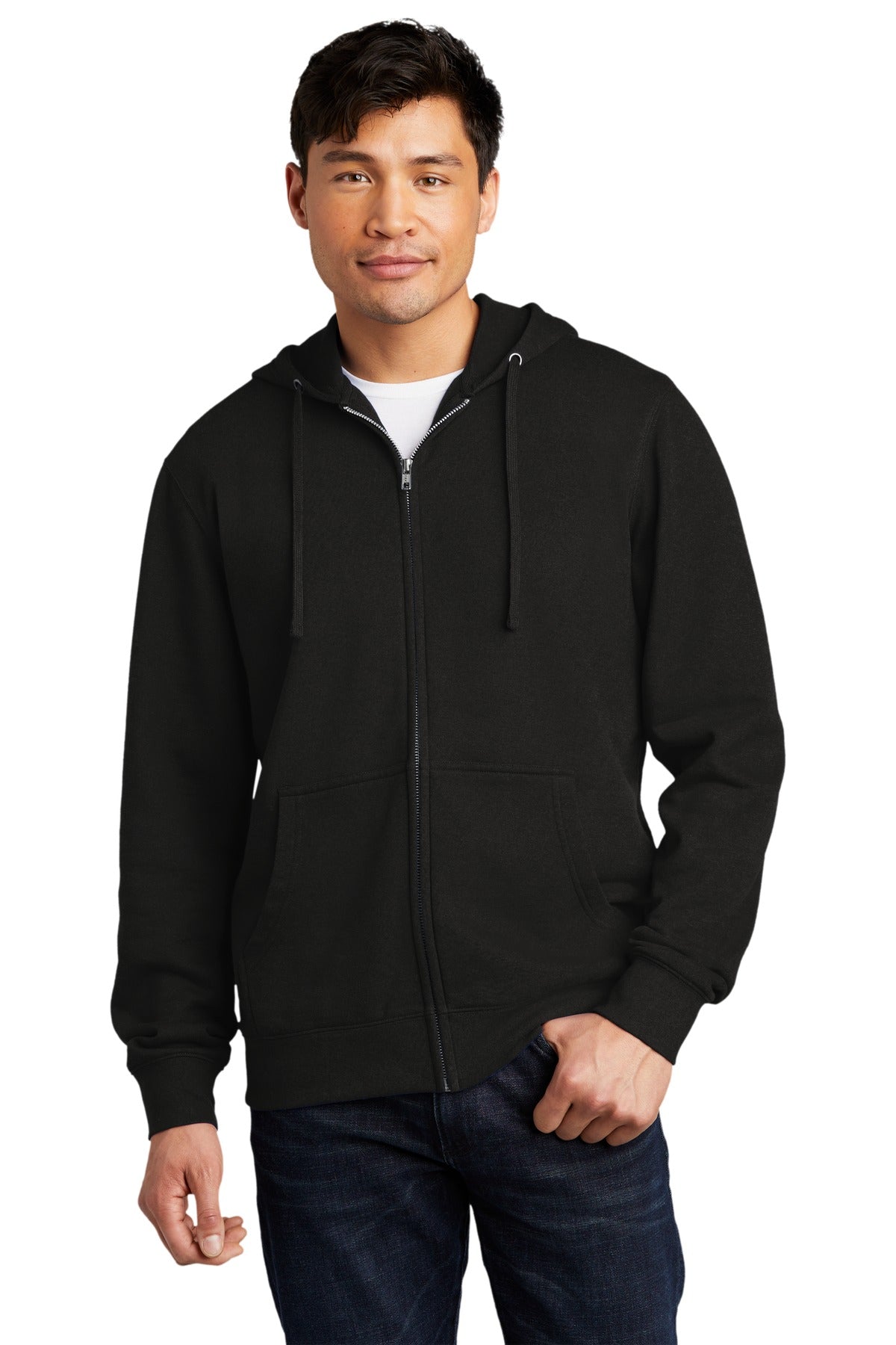 District V.I.T.Fleece Full-Zip Hoodie DT6102 Mens Apparel Sweatshirts & Fleece