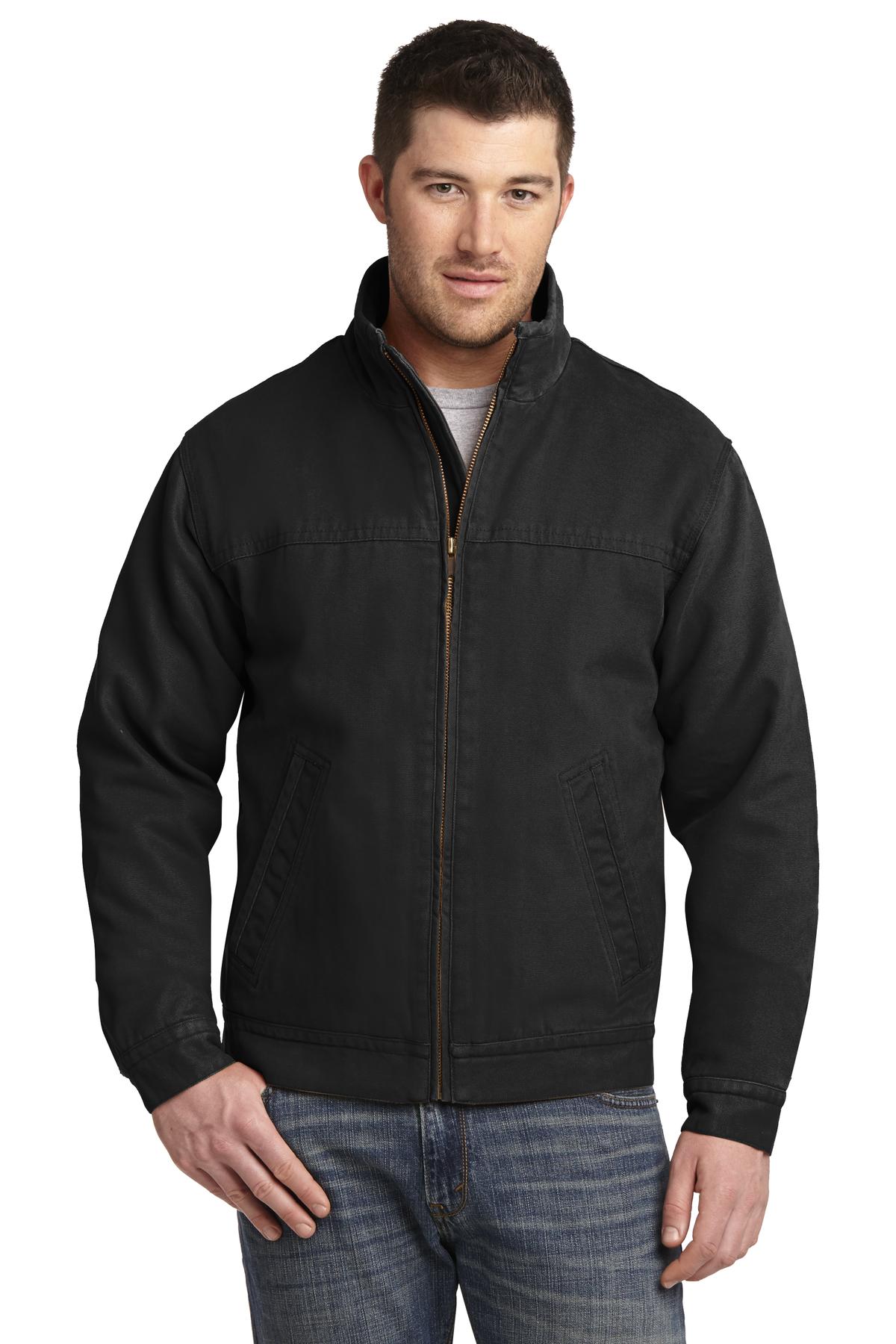 CornerStone Men's Washed Duck Cloth Flannel-Lined Work Jacket. CSJ40 Mens Apparel Jackets & Vests