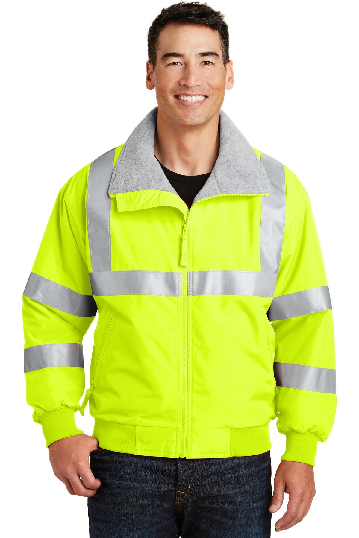 Port Authority Men's Enhanced Visibility Challenger Jacket with Reflective Taping. SRJ754 Mens Apparel Jackets & Vests