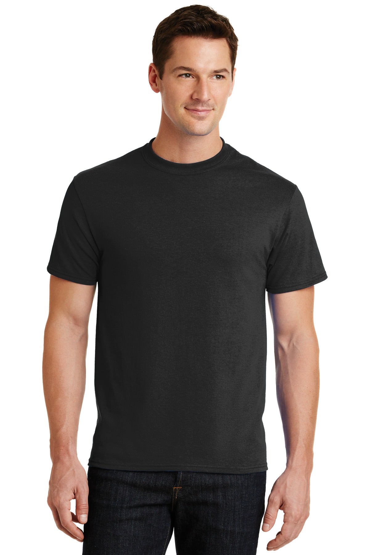 Port & Company Men's Core Blend Tee. PC55 1 of 3 Mens Apparel Shirts & Tops