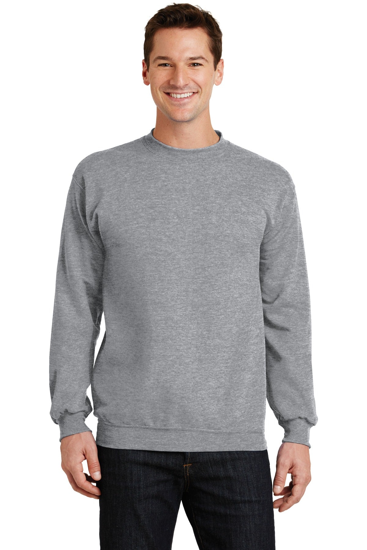 Port & Company - Men's Core Fleece Crewneck Sweatshirt Mens Apparel Sweatshirts & Fleece