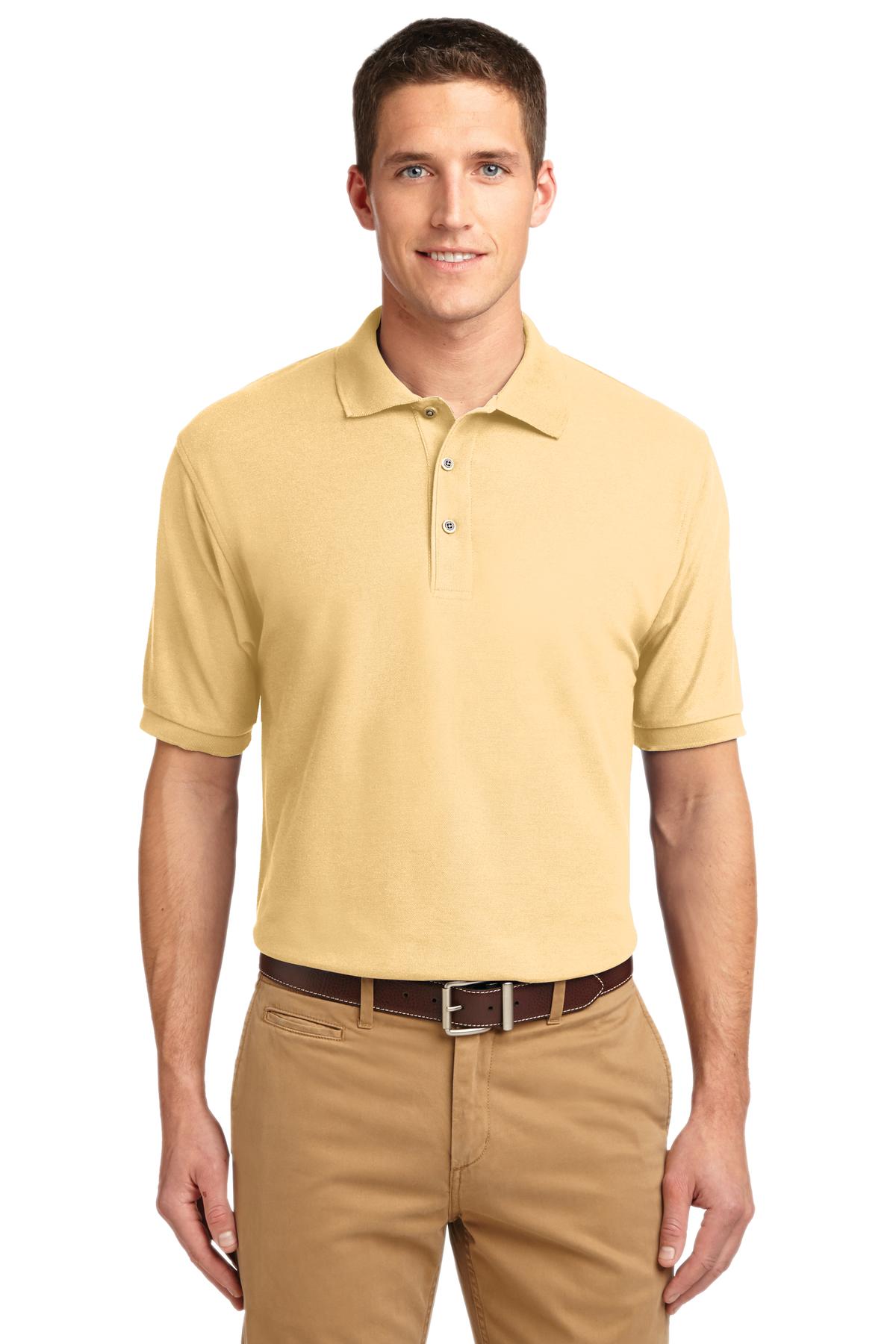 Port Authority Extended Size Silk Touch Polo. K500ES Mens Apparel Shirts & Tops