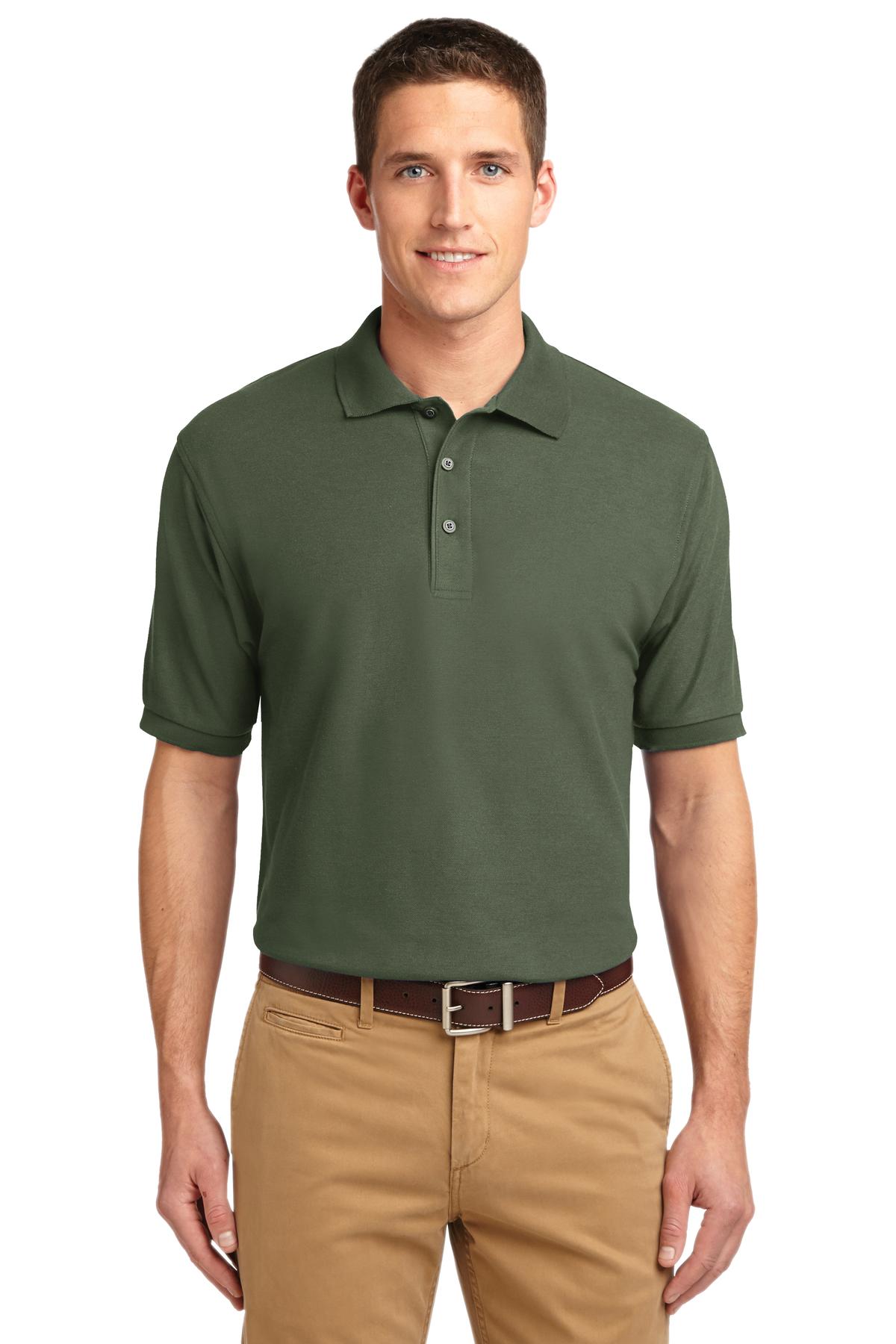 Port Authority Extended Size Silk Touch Polo. K500ES Mens Apparel Shirts & Tops