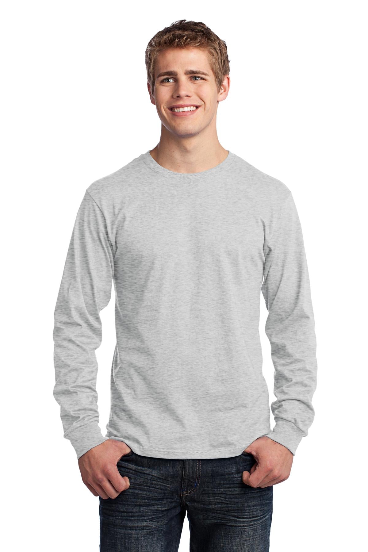 Port & Company Men's Long Sleeve Core Cotton Tee Mens Apparel Shirts & Tops