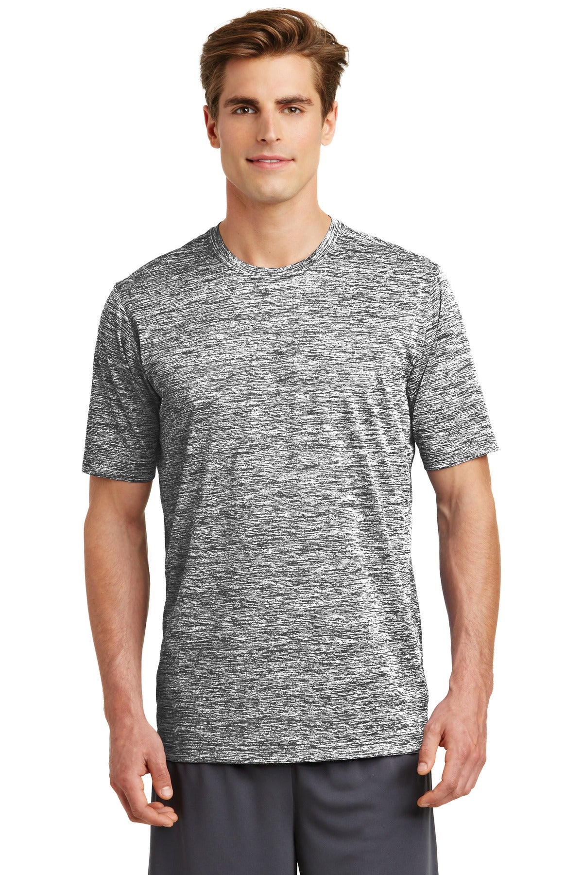 Sport-Tek Men's PosiCharge Electric Heather Tee. ST390 1of2 Mens Apparel Shirts & Tops