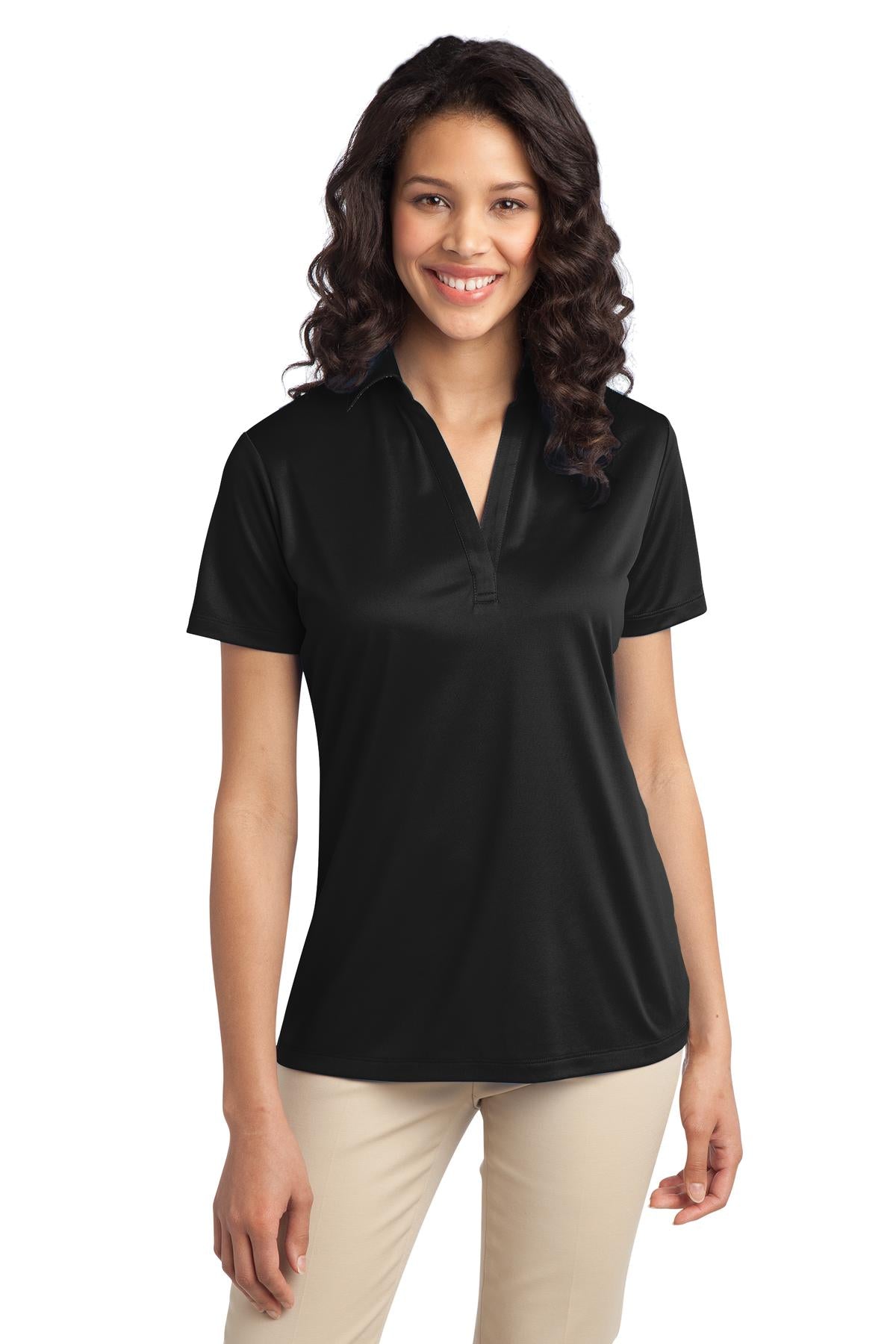 Port Authority Ladies Silk Touch Performance Polo. L540 Womens Apparel Shirts & Tops