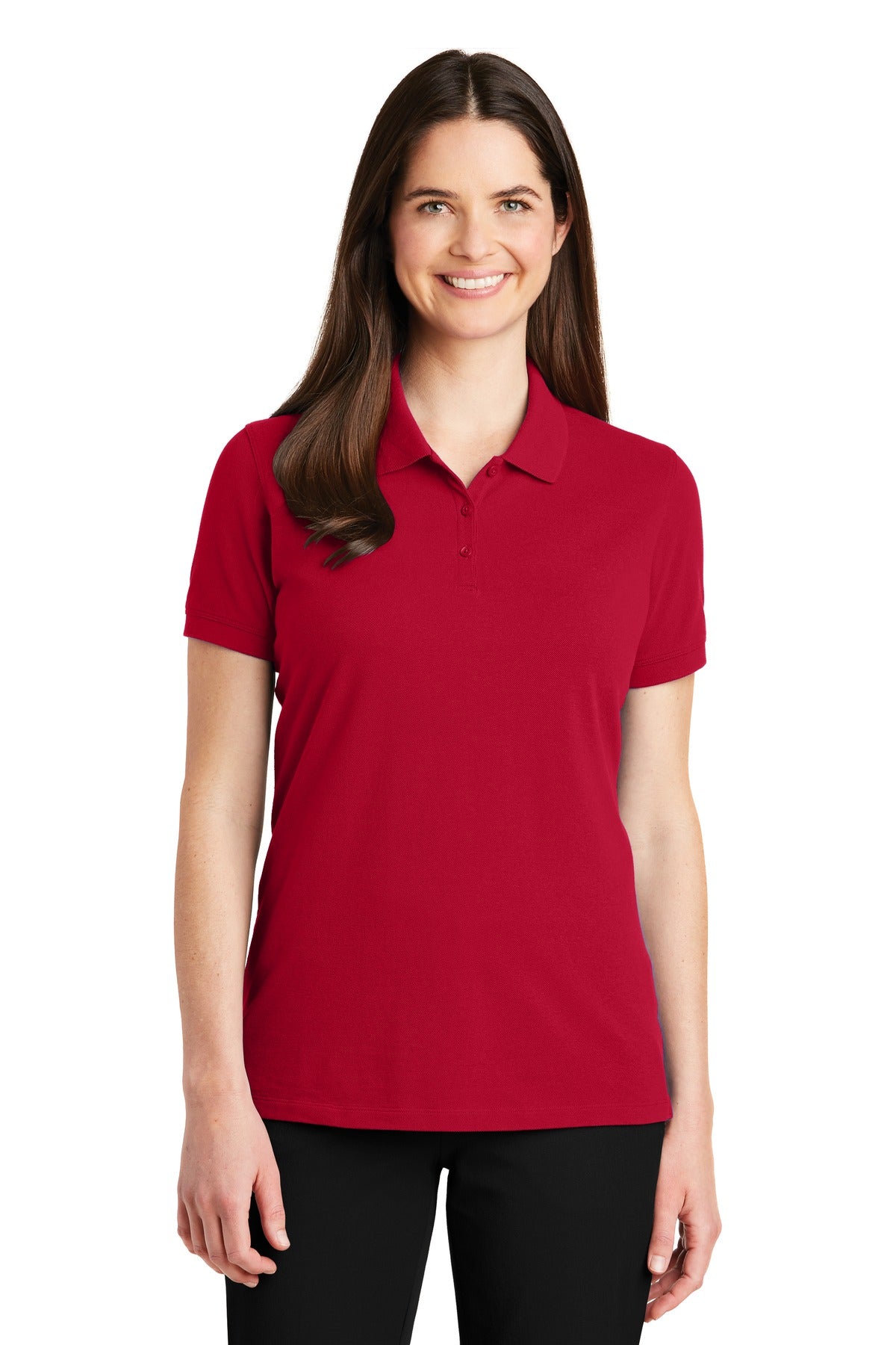 Port Authority Ladies EZCotton Polo. LK8000 Womens Apparel Shirts & Tops