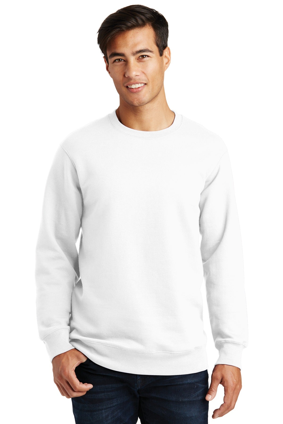 Port & Company - Men's Fan Favorite Fleece Crewneck Sweatshirt Mens Apparel Sweatshirts & Fleece