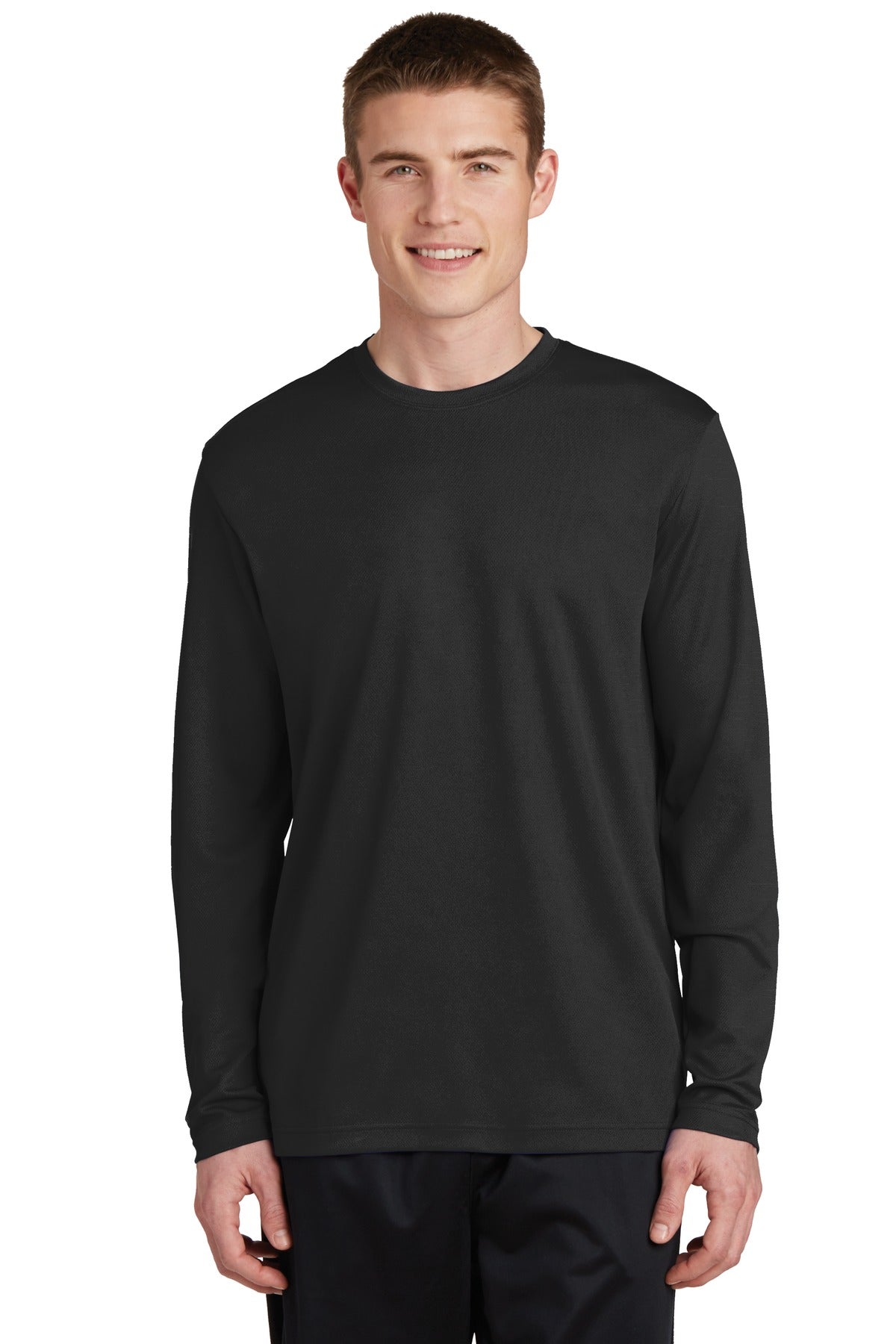 Sport-Tek Men's PosiCharge RacerMesh Long Sleeve Tee. ST340LS Mens Apparel Shirts & Tops