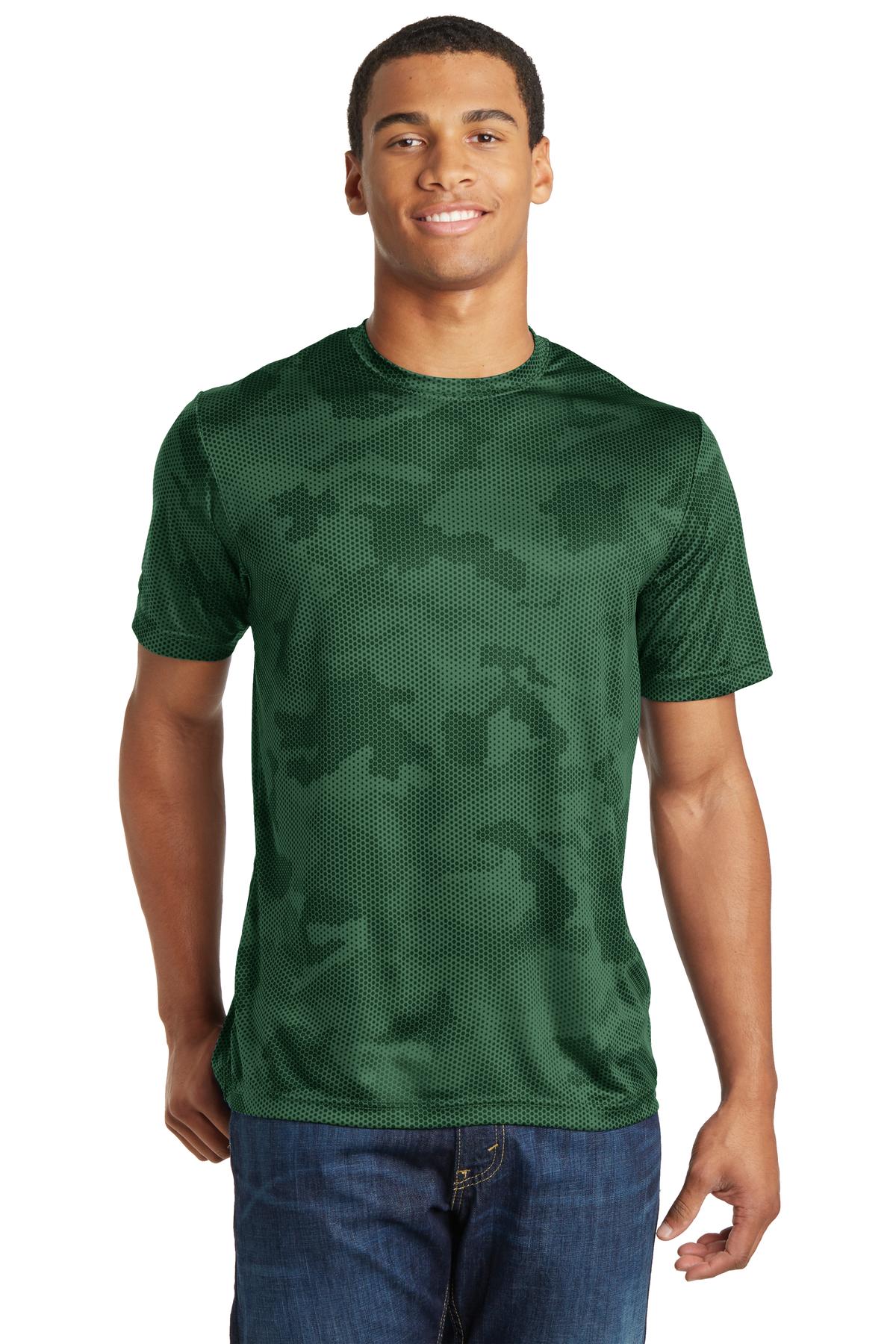 Sport-Tek Men's CamoHex Tee Mens Apparel Shirts & Tops