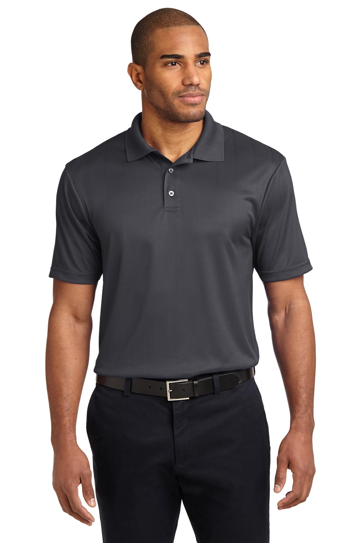 Port Authority Men's Performance Fine Jacquard Polo. K528 Mens Apparel Shirts & Tops