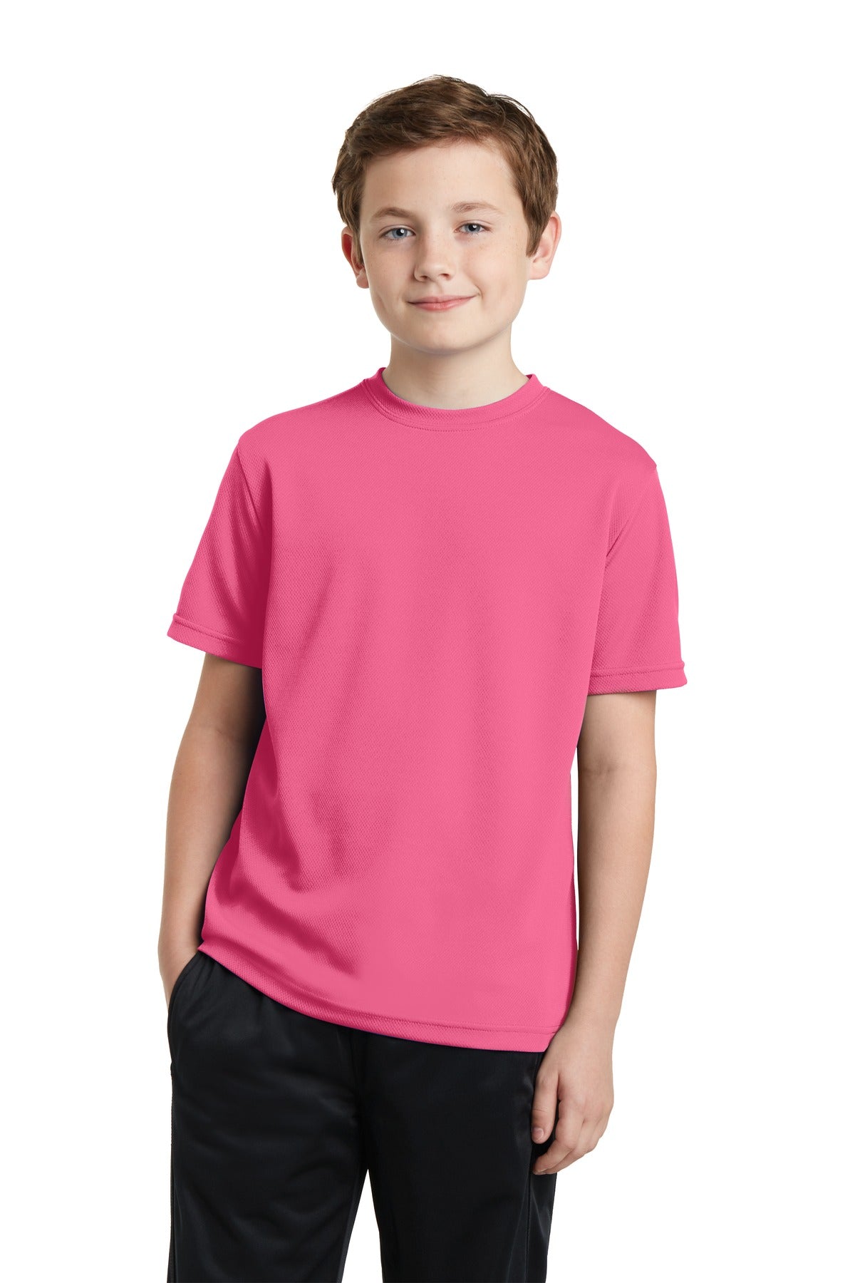Sport-Tek Youth PosiCharge RacerMesh Tee. YST340 Youth Apparel Shirts & Tops