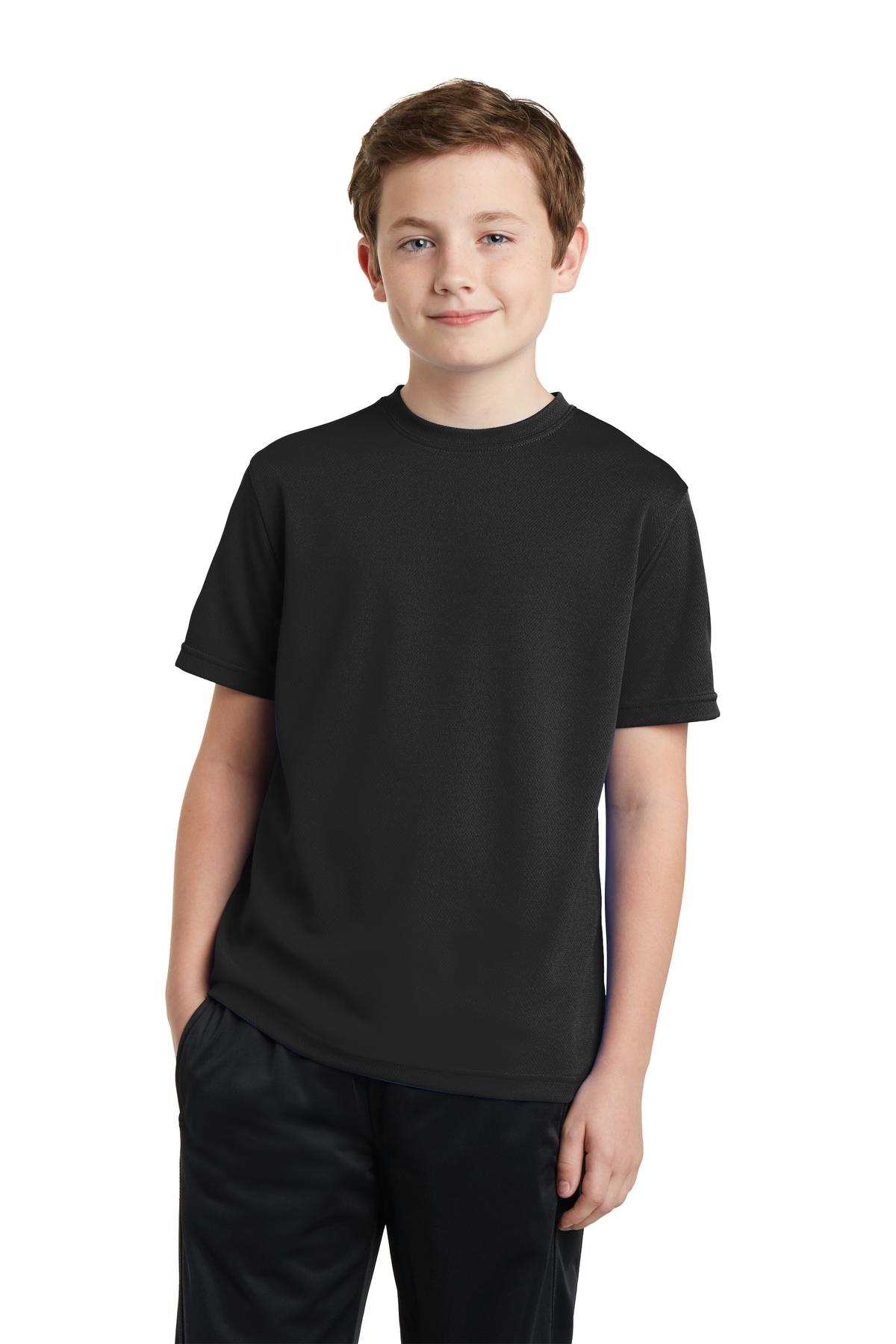 Sport-Tek Youth PosiCharge RacerMesh Tee. YST340 Youth Apparel Shirts & Tops