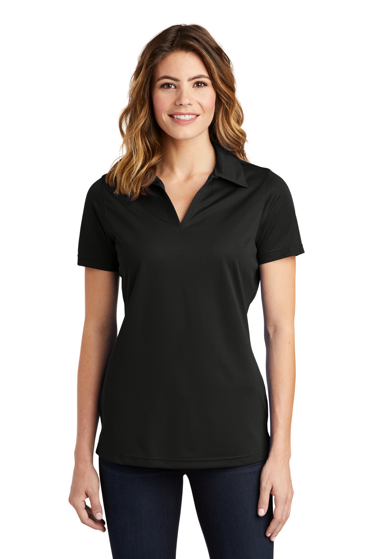 Sport-Tek Women's PosiCharge Active Textured Polo LST690 Womens Apparel Shirts & Tops