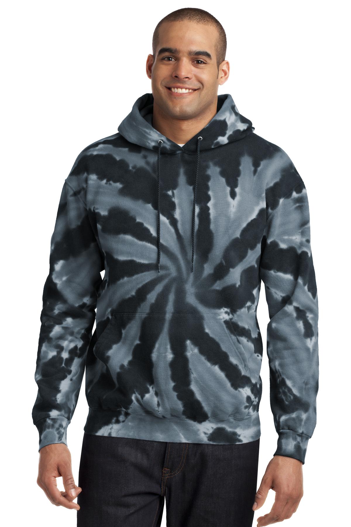 Port & Company - Men's Tie-Dye Pullover Hooded Sweatshirt Mens Apparel Sweatshirts & Fleece