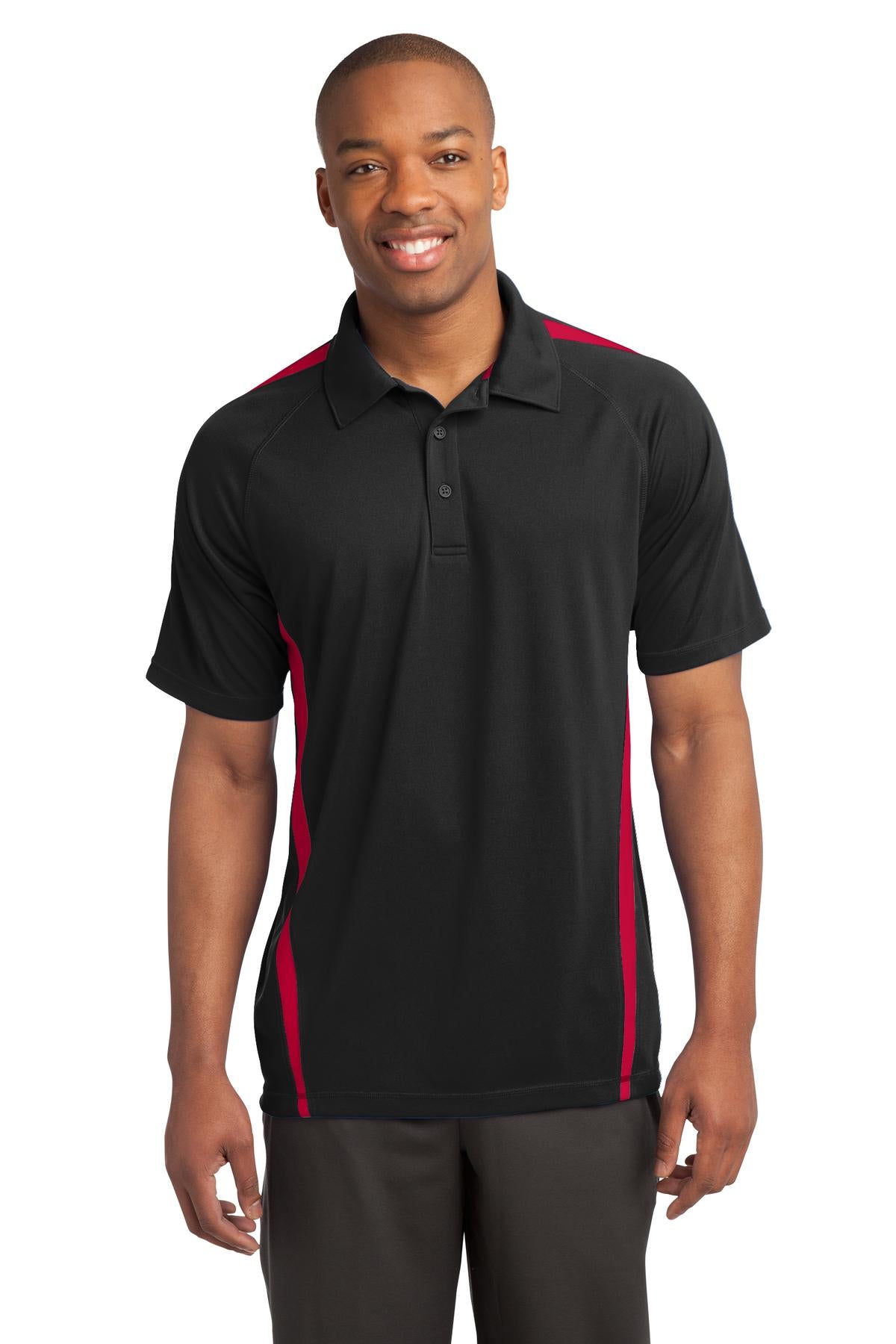 Sport-Tek Men's PosiCharge Micro-Mesh Colorblock Polo Mens Apparel Shirts & Tops