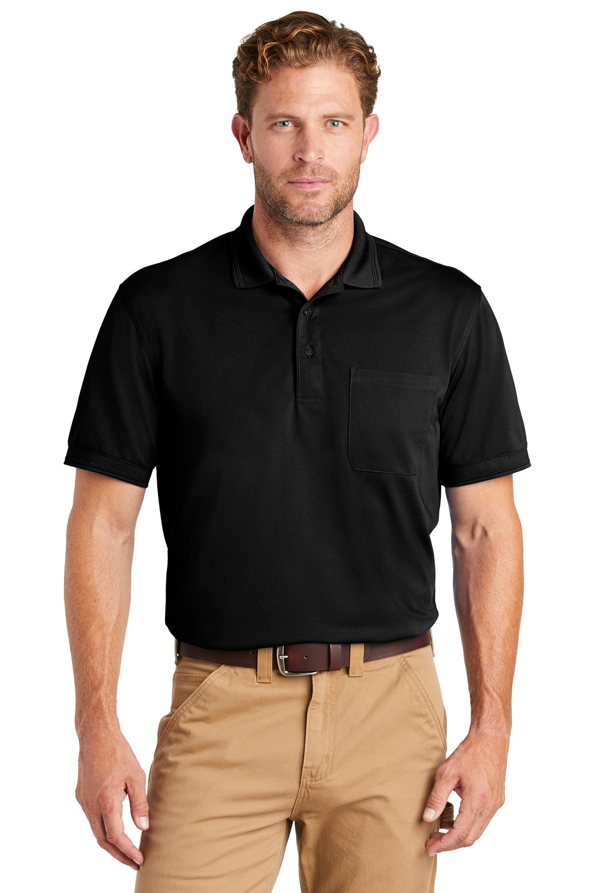 CornerStone Men's Industrial Snag-Proof Pique Pocket Polo. CS4020P Mens Apparel Shirts & Tops