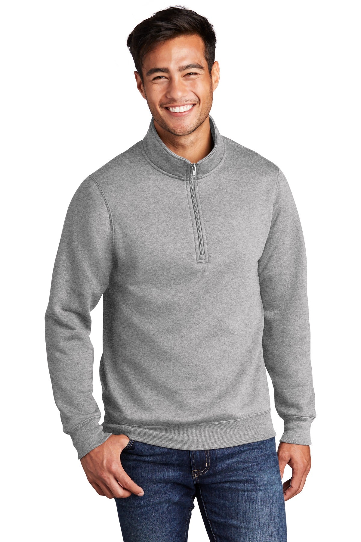 Port & Company - Men's Core Fleece 1/4-Zip Pullover Sweatshirt Mens Apparel Sweatshirts & Fleece