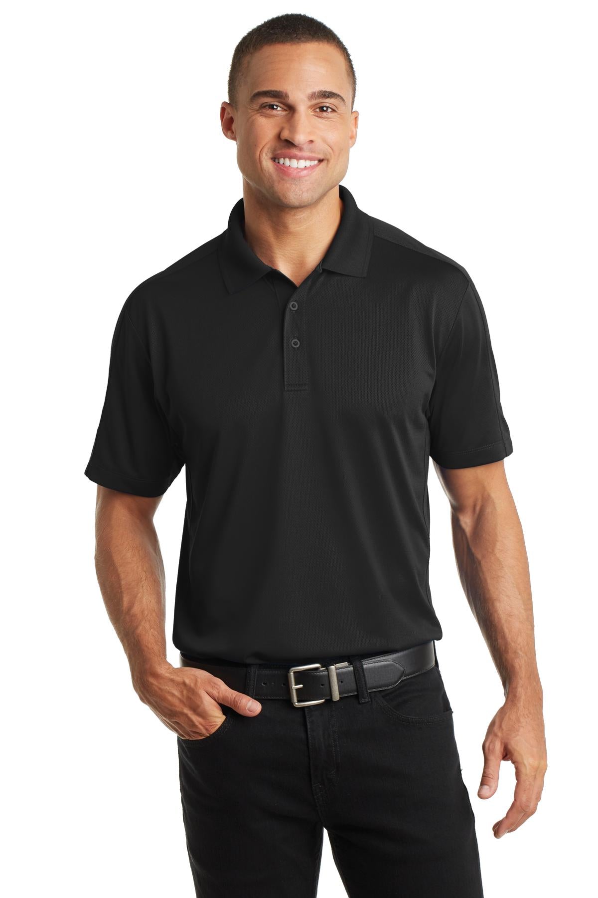 Port Authority Men's Diamond Jacquard Polo. K569 Mens Apparel Shirts & Tops