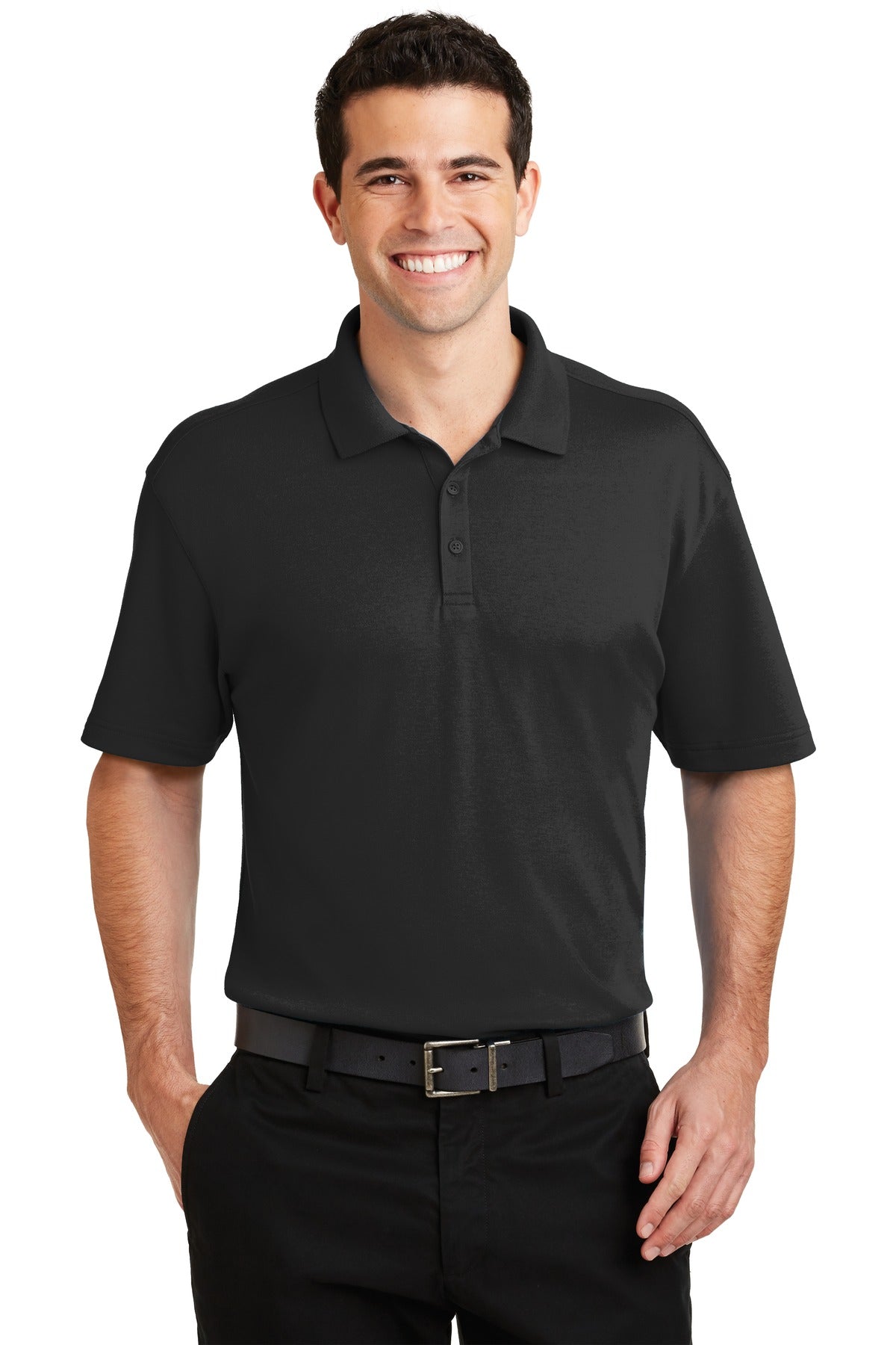 Port Authority Men's Silk Touch Interlock Performance Polo. K5200 Mens Apparel Shirts & Tops